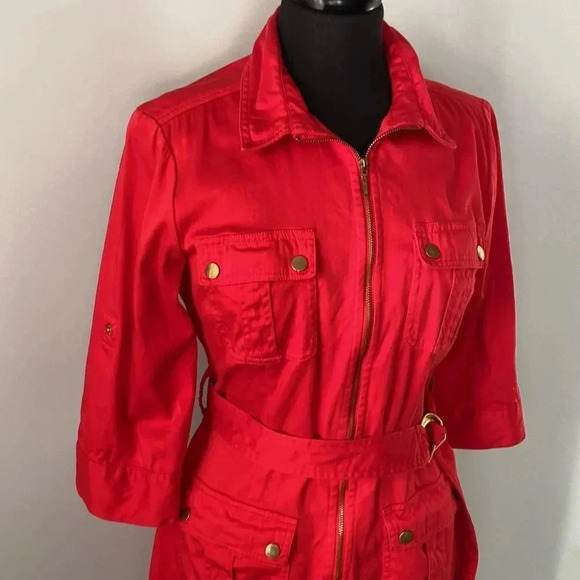 Sharagano | Belted Dress - Picture 2 of 6